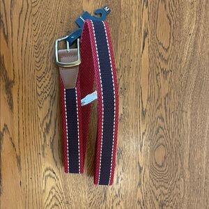 Red and navy blue Men's Belt